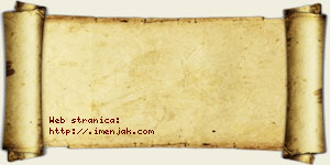 Poleksija Stojadinović vizit kartica